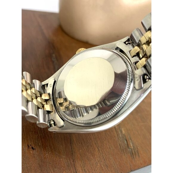 Rolex Oyster Perpetual Men's Watch 1005 Swiss Automatic Vintage 1969 2-Tone 34mm - Picture 6 of 13